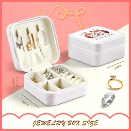 BJDAMAI Hedgehog Jewelry Box, Gifts For Kids Teens Girls Age 8-12, Hedgehog Lovers Stuff Items Accessories Things Merchandise Decor Merch, Travel Ring Earrings Necklace Organizer Holder!