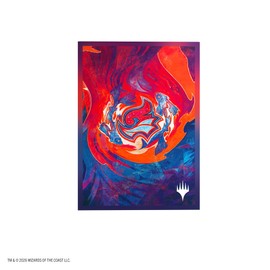 Gamegenic – MTG – Secrets of Strixhaven Premium Art Sleeves: Prismari – Accessorio da Gioco – Custodie Stampate a Colori – Finitura Testurizzata – Multilingue