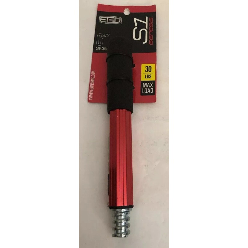 Ego S1 Series Detachable 6" Red Fishing Handle-NEW-30 lb Load-SHIPS