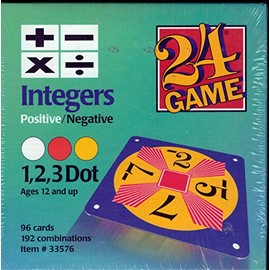 24 GAME 96-Card Deck: Integers Math Card Game