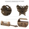 Generic Antique Lock Latch Hasp Hinges Handle Box Corner Protectors