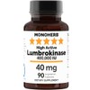 MONOHERB Lumbrokinase 40 mg per Capsule - 90 Vegetarian Capsules