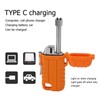 USB Rechargeable Lighter Windproof Dual Arc Lighter Waterproof Flameless Electric