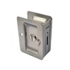 QCAA Premium Quality Solid Brass Rectangular Pocket Sliding Door Pull,