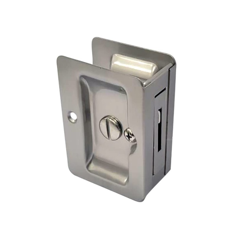 QCAA Premium Quality Solid Brass Rectangular Pocket Sliding Door Pull,