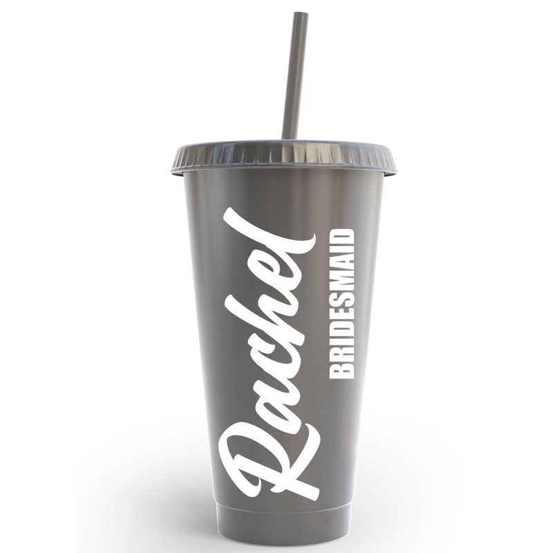 Generic Bride Party Wedding Tumbler Cup 24oz Plastic Cold Cup