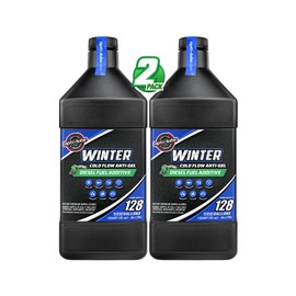 Opti-Lube Winter Formula Anti-Gel Diesel Fuel Additive: Quart (2 Quarts - Treats 256 Gallons)
