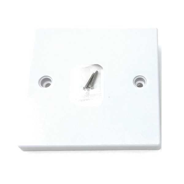 1 Pcs Socket Blanking Plate with 2 Screws, Light Switch