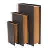 Deco 79 Wooden Paris, London, New York Storage Faux Storage