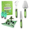 WORKPRO 5PCS Garden Tool Set Powder Coating Aluminum Garden Tool