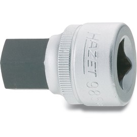 HAZET 985-14 Short Hexagon Socket (Insertion Angle 0.5 inches (12.7 mm)