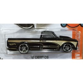 Hot Wheels, 2016 HW Hot Trucks, '67 Chevy C10 [Black] Die-Cast Vehicle #143/250 by Hot Wheels