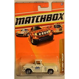 MBX Matchbox '57 GMC Pickup White 38 of 100 Construction Series 1:64 Scale Die Cast Car