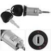 Qiilu Car Ignition Switch Lock Barrel with 2 Keys