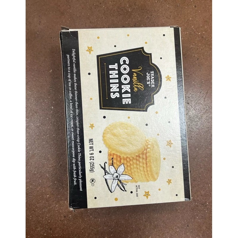 Trader Joe's 4 🤎 Boxes Trader Joe's Vanilla Cookie Thins