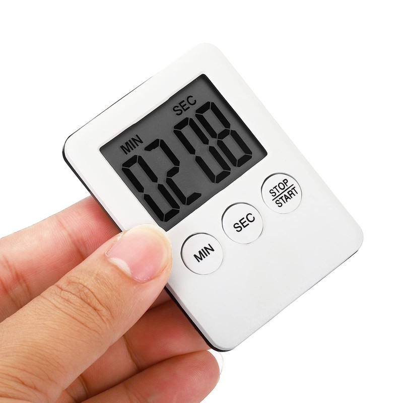 PATIKIL Digital Timer, 2Pcs Small Count Down/UP Clock with Magnetic,