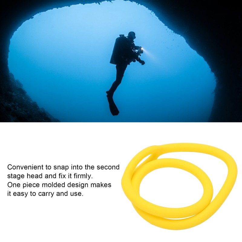 Silicone Regulator Necklace Scuba Diving Regulator Necklace Holder Diving Accessories