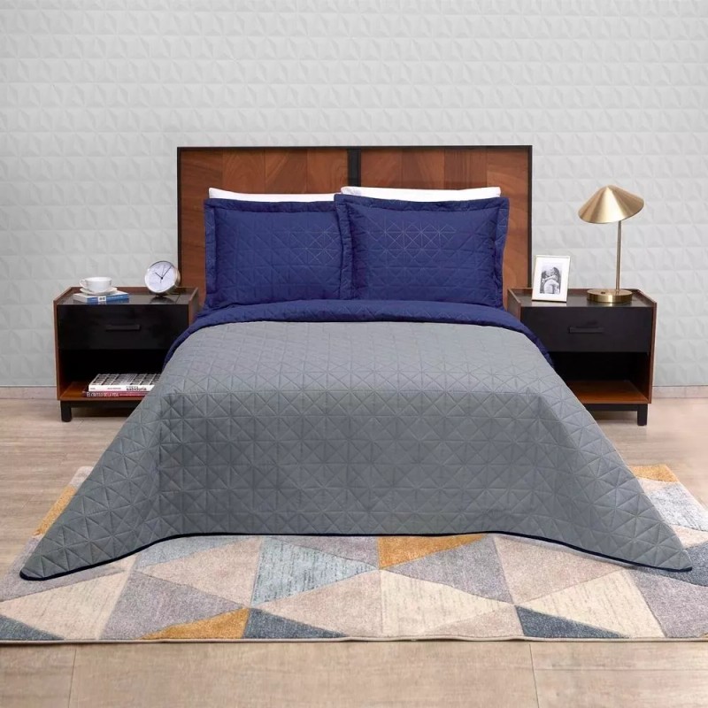 Elefantito Edredon King Size Ligero Capitonado Palermo 2 Vistas