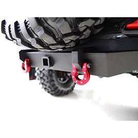 Hot Racing ACC808MR02 Red Aluminum Monster D-Ring Shackles TRX-4 SCX10 SCX10 II