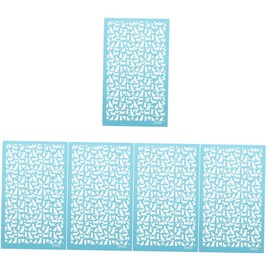 STOBOK 5sheets Polymer Clay Silk Screen Stencil for Dog and Cat Heart Patterns Printing Tool for Creative Crafting Projects for Boys and Girls and Adults