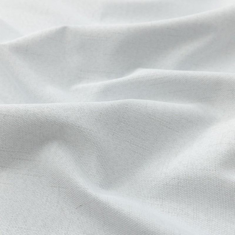 KOUFALL White Blackout Curtains 63 Inch Length for Bedroom,Linen Textured