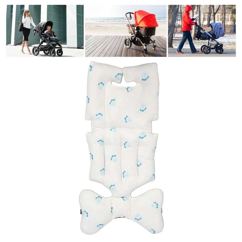 Child Stroller Seat Cushion Thicken Shockproof Breathable Warm Comfort Cushion