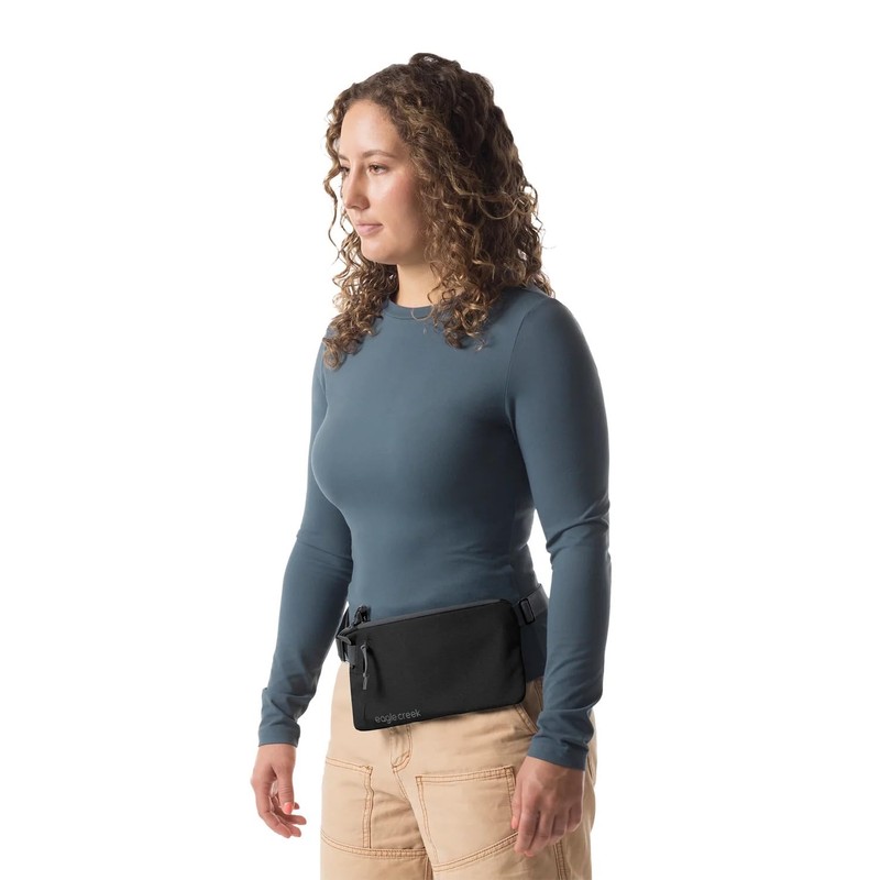 Eagle Creek Stash RFID Sling Bag Black, black