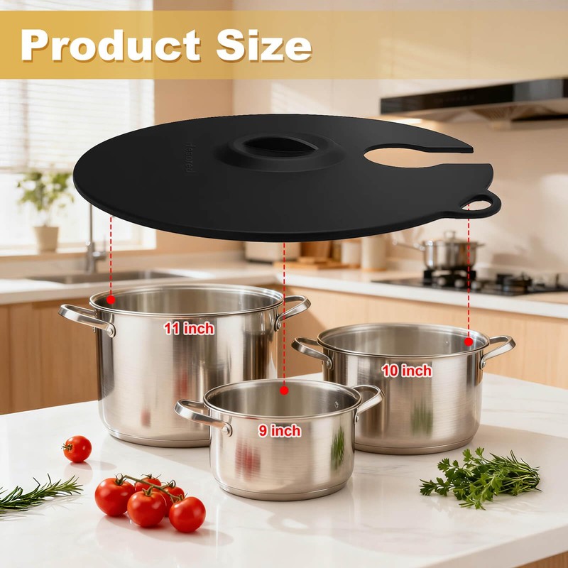 Hescred Sous Vide Precision Cooker Silicone Lids, Fits up to