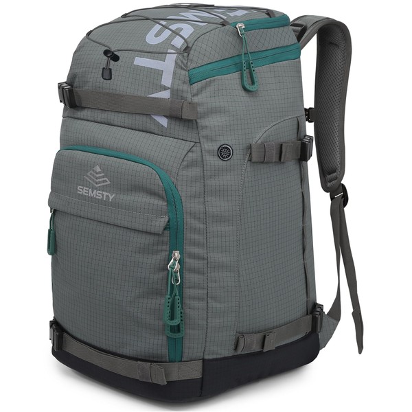 SEMSTY Ski Boot Bag, 55L Waterproof Ski and Snowboard Boots