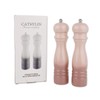 Salt and Pepper Grinder Set, 8 Inch, Pink/Grey Gradient Classical