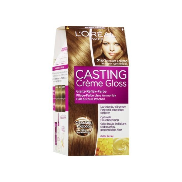 L'OrÃ©al Casting Creme Gloss Coloration 7.14 Choco Lollipop, 1 St