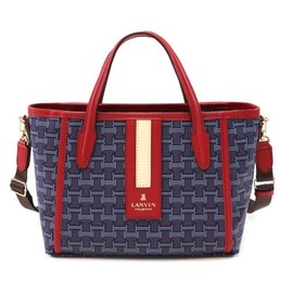 Lanvin Collection 61-6312 Two-Way Shoulder Felia Bag, navy/red