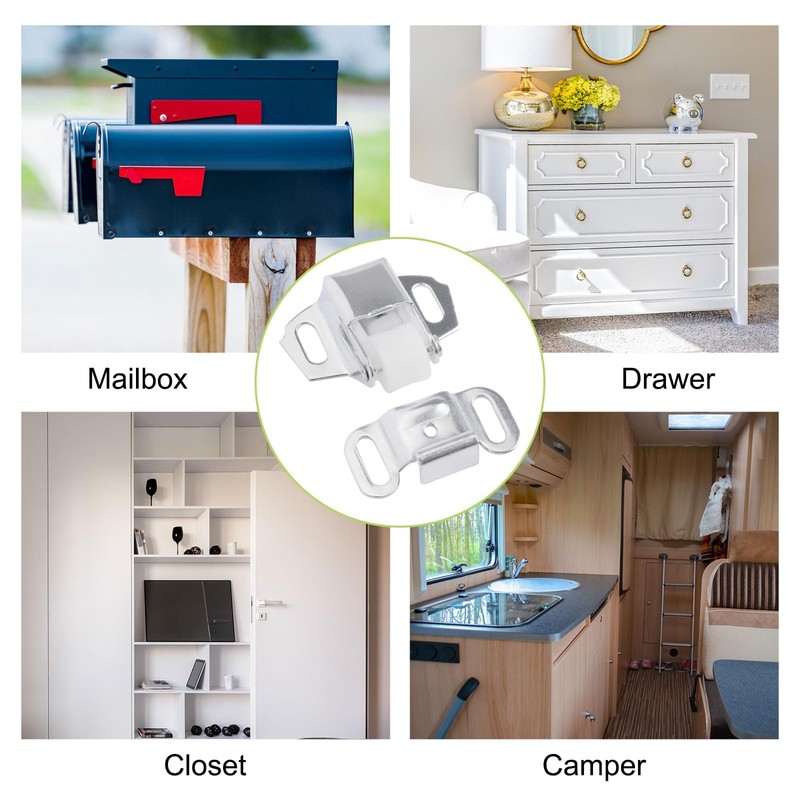 UFURMATE Mailbox Replacement Roller Catch Latch with Screws & Number