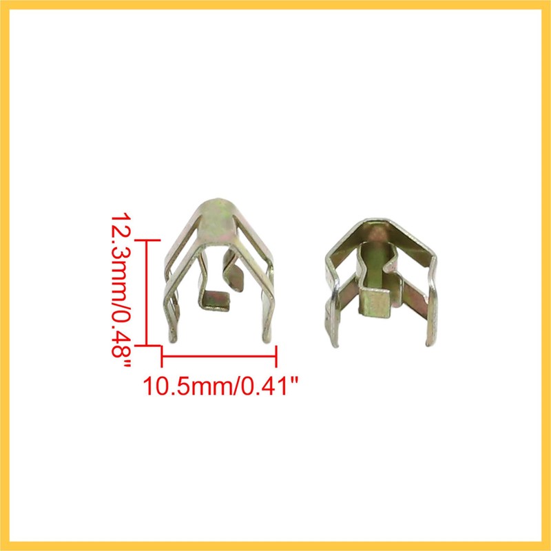 REPAIROCK Car Dashboard Retainer Console Instrument Panel Metal Clips 12.3