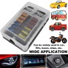 Autoxbert 12-Way Fuse Blade Box Holder LED Block Indicator 12V