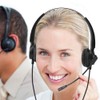 Call Center Headset, Head-Mounted Telephone Headphone RJ9 with Noise Cancelling