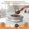 28 Lbs Dog Food Storage Container, Collapsible Cat Food Container