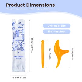 3 Pairs Size 35-39 Massage Socks, Reflex Zone Socks, Foot Reflexology Socks, Acupressure Socks