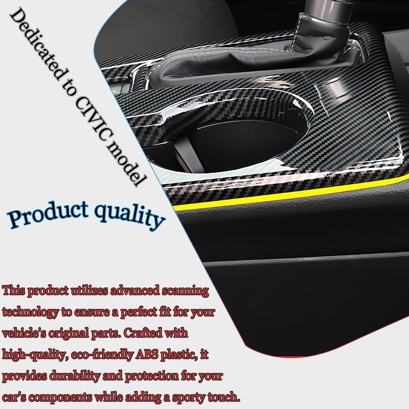 MUXEE 11th Gen Civic Center Console Frame Gear Shift Panel