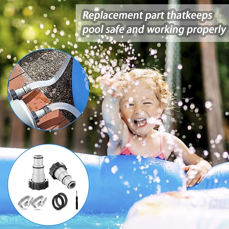 Pool Adapter A for Intex Pool, Pool Hose Adapter, with