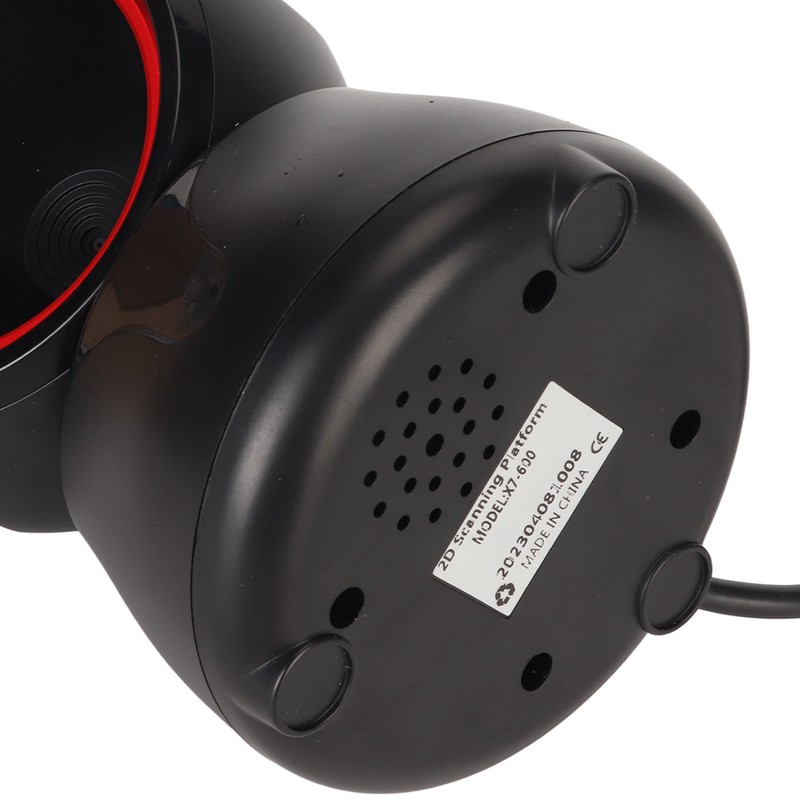 Desktop Barcode Scanner Global Shutter LED Indicator Prompt Tones Large