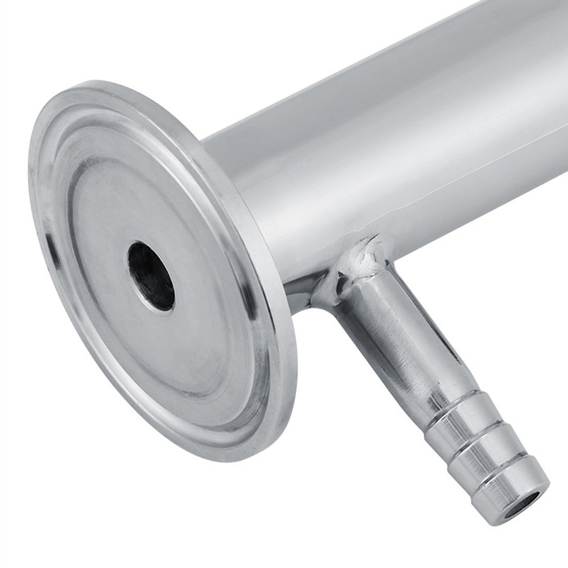 1pc 2inch(50.5mm) Ferrule Sanitary Stainless Steel SUS304 Sampling Valve