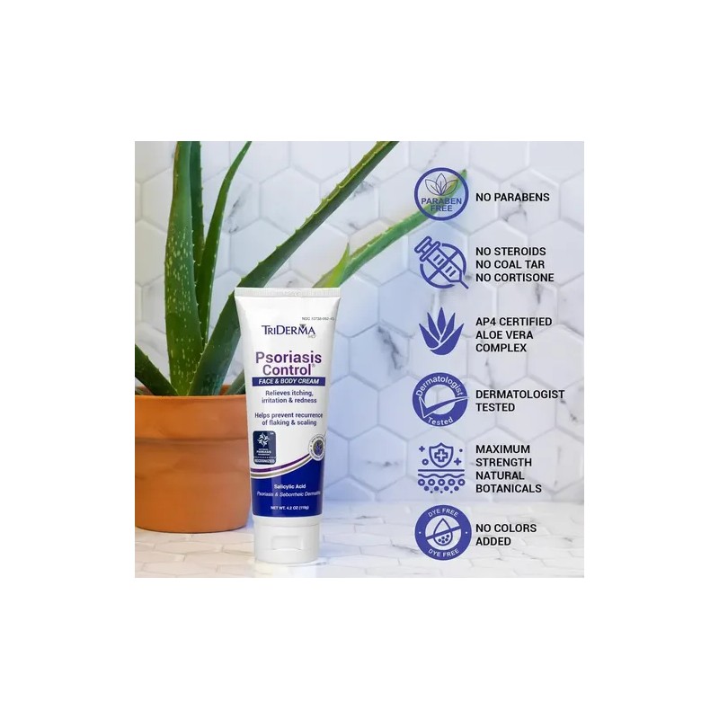 Crema Triderma Psoriasis Rostro Cuerpo Tubo 119g Nofactu