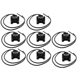 Replacement Parts For 8X Fuel Injector Connector Wiring Plugs Clips Fit EV1 OBD1 Pigtail Cut & Splice Mod-GS95-1675