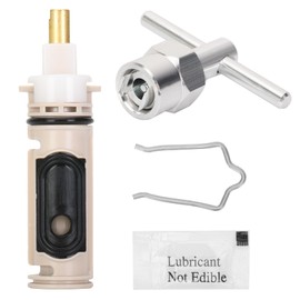 1222 Replacement Cartridge Kit with Removal Tool 104421 for Moen One-Handle Posi Temp Faucets, Replacement Compatible with Moen Tub Shower,Durable Brass