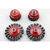 VEWERK 4PC Wire Cup & Wheel Brush Set - Steel