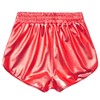 Mirawise Pantalones cortos metálicos brillantes para niñas, Rojo, 8-9 Años