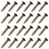 ISDVBUY 200Pcs Small Tiny Nails 1.2x8mm(DXL) Carbon Steel Copper Plated