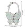 Veemoon Butterfly Purse Hook Foldable Handbag Hanger Crystal Rhinestone Table