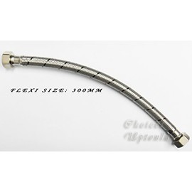 AK 1/2" FEMALE x 1/2" FEMALE FLEXIBLE TAP CONNECTOR LENGTH (150MM / 300MM / 500MM) (LENGTH=300MM)